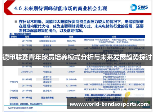 德甲联赛青年球员培养模式分析与未来发展趋势探讨