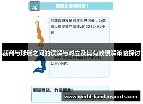 裁判与球迷之间的误解与对立及其有效缓解策略探讨